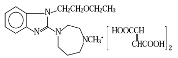 EMADINE ® (emedastine difumarate) structural formula illustration