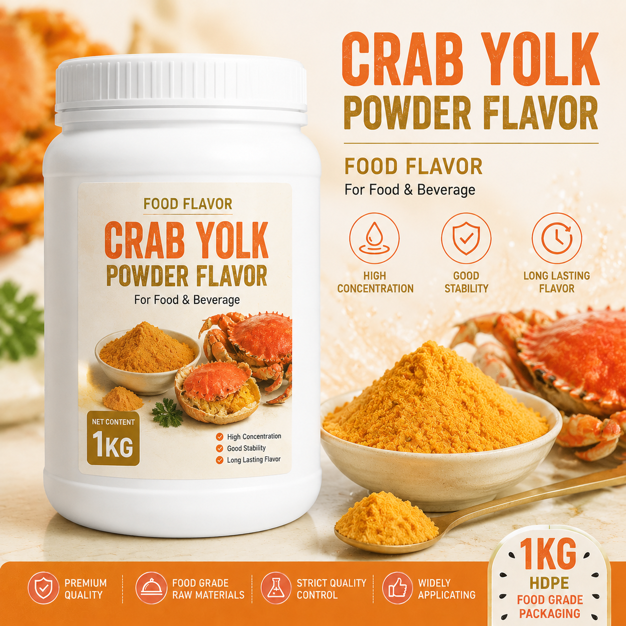Crab Yolk Powder Flavor