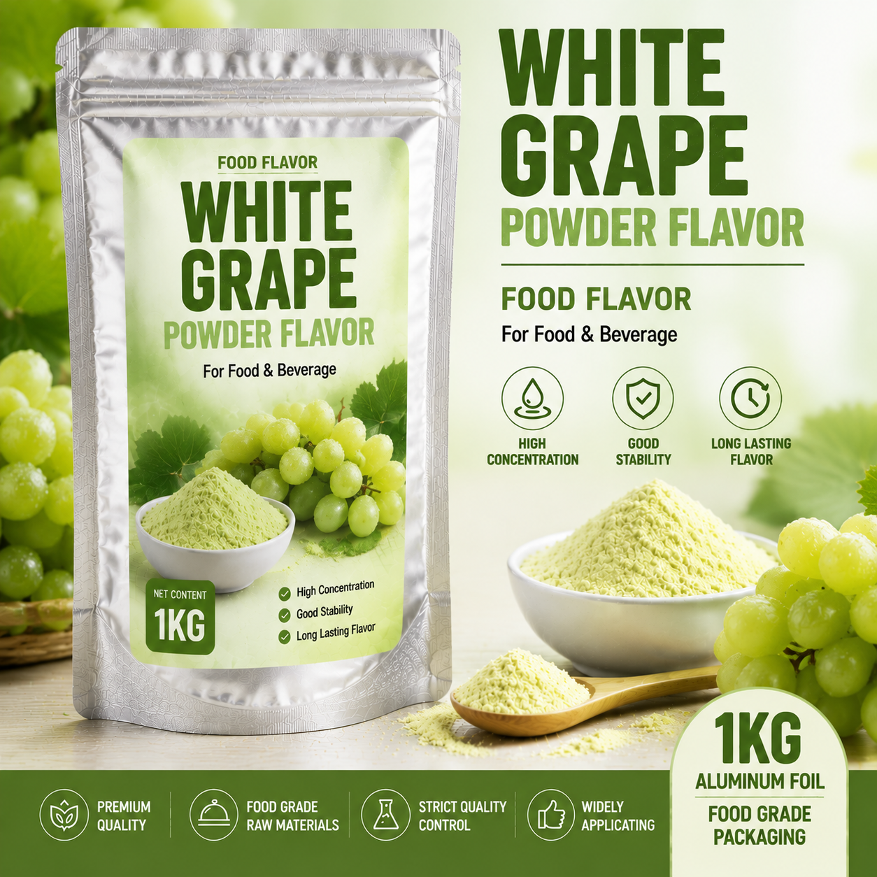 White Grape Flavor Powder