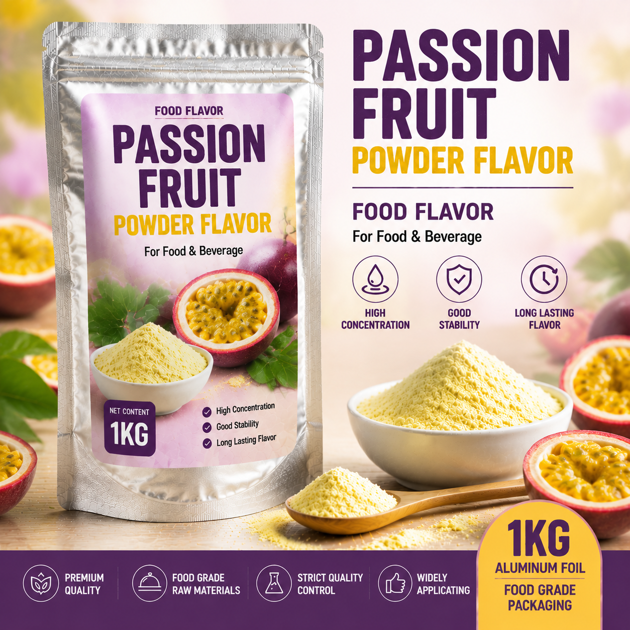Passion Fruit Flavor Powder