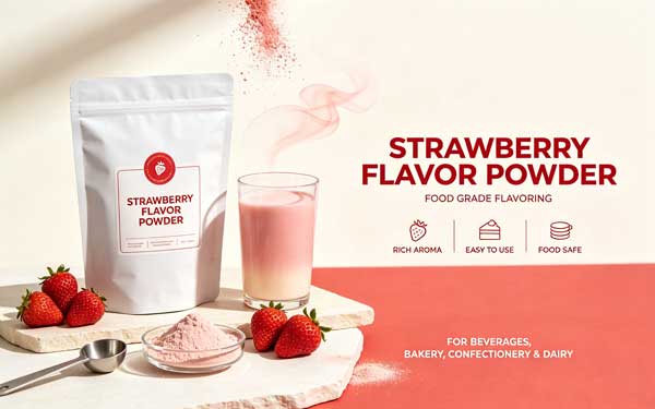 Strawberry flavor powder